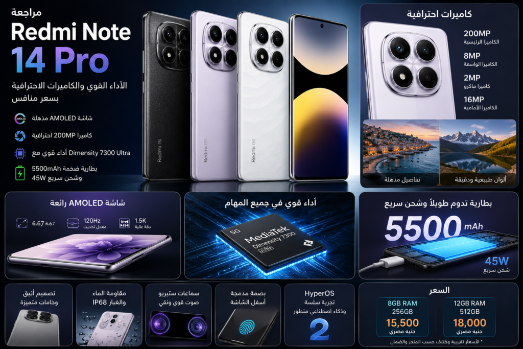 مراجعة Redmi Note 14 Pro