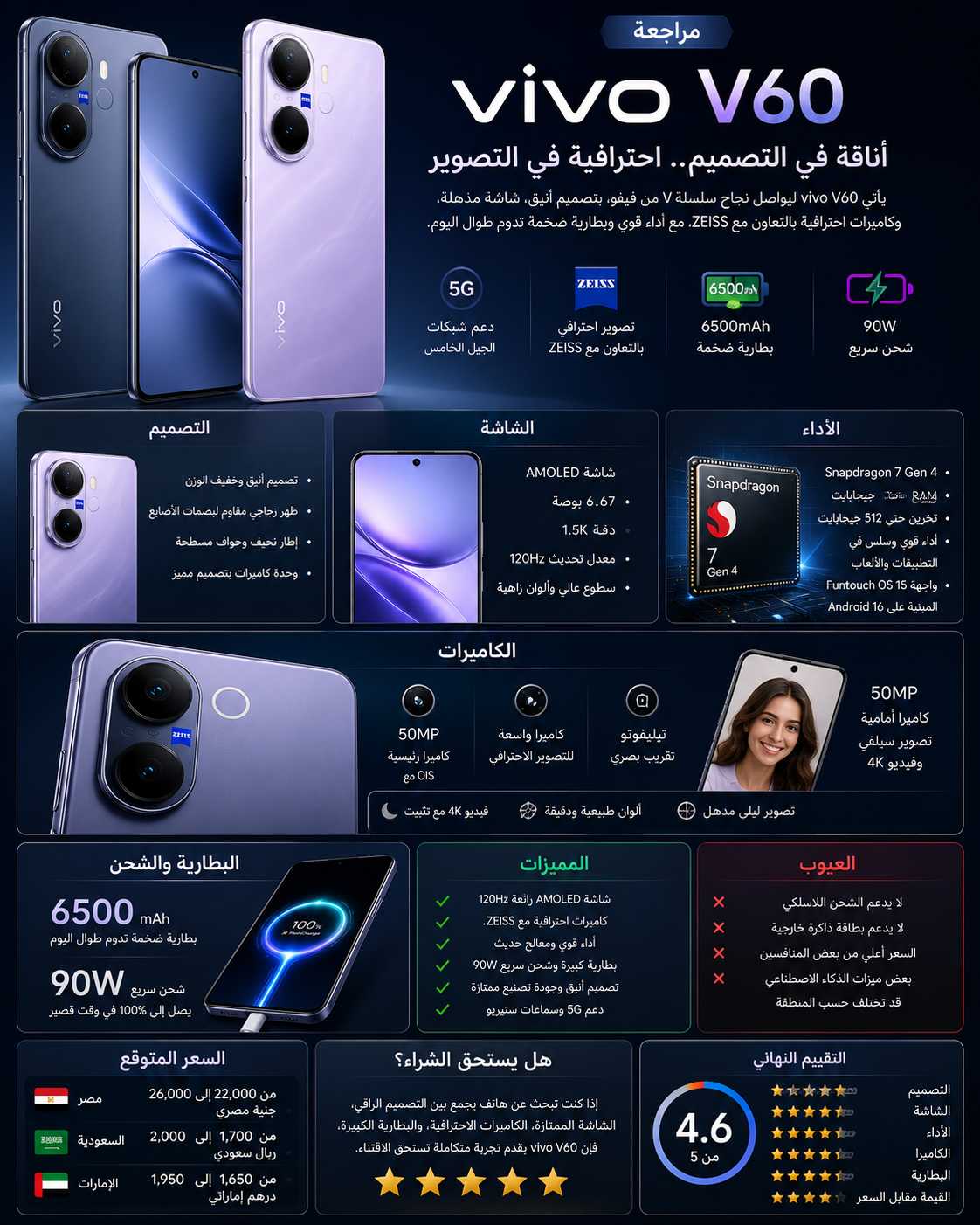 مراجعة vivo V60
