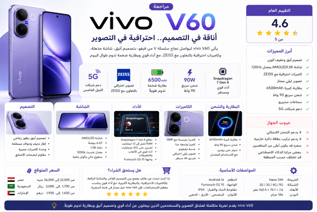 مراجعة vivo V60