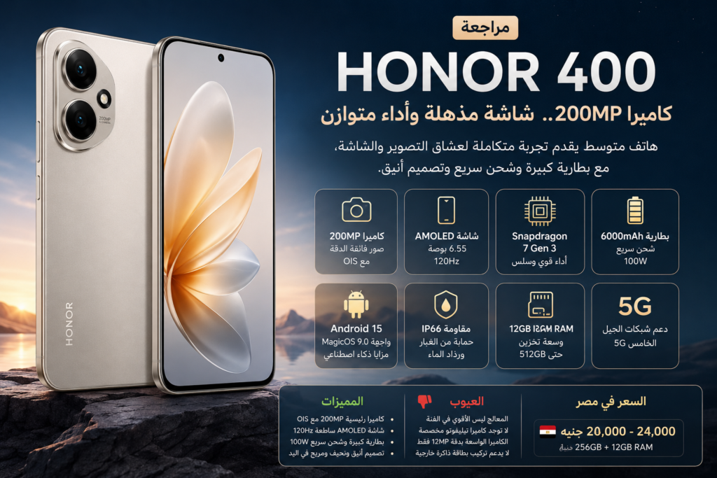 مراجعة Honor 400