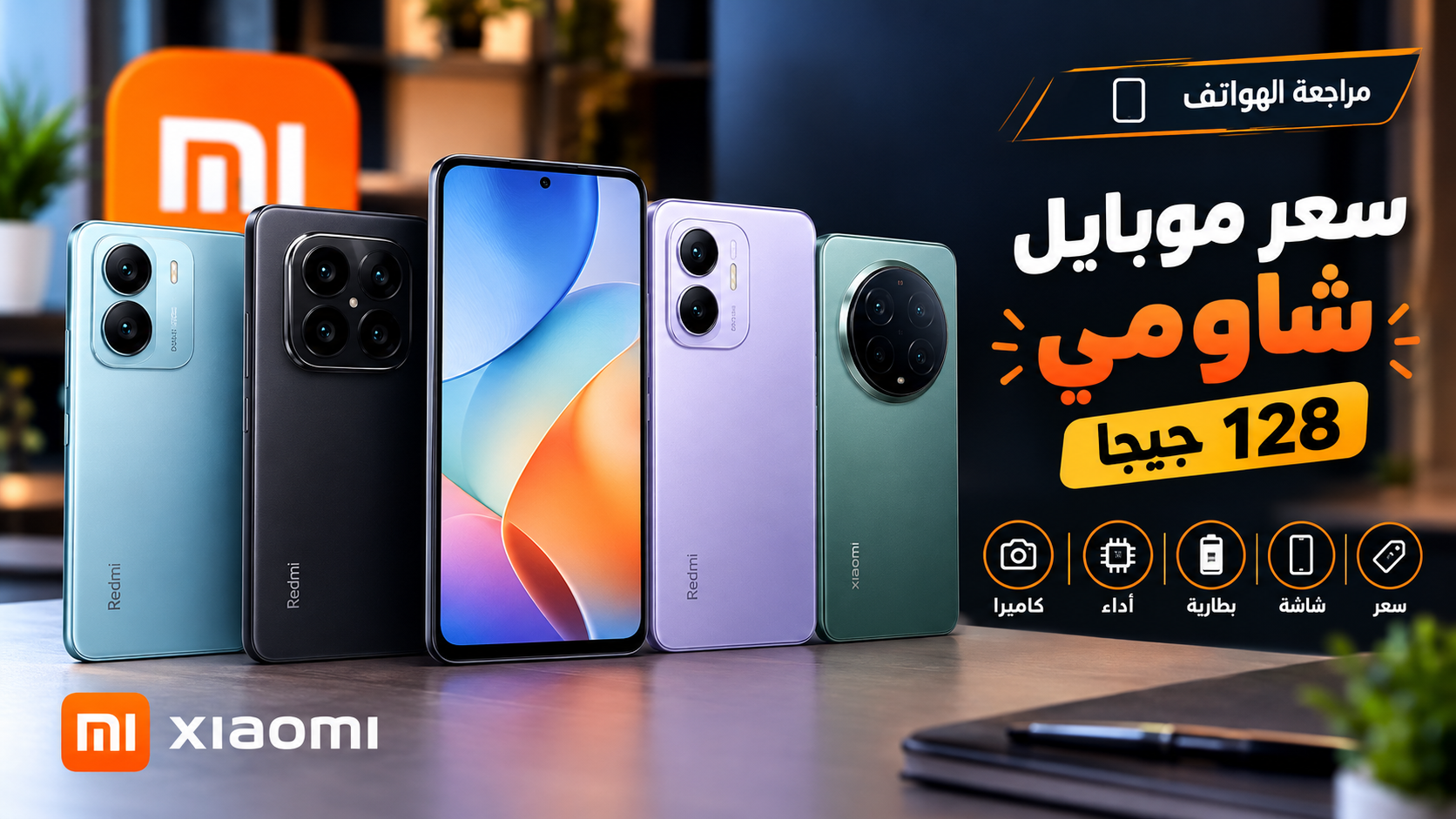 مقال امل حول مواصفات و سعر موبايل شاومي 128 جيجا